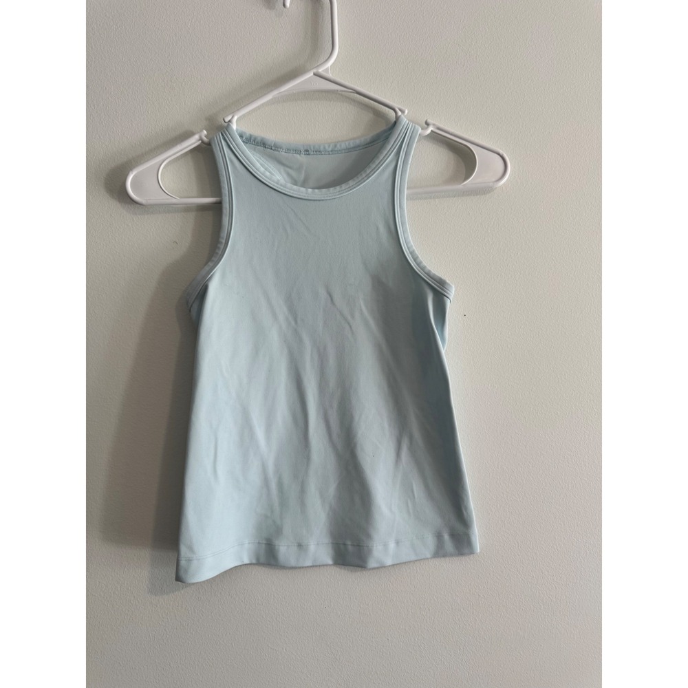 Lululemon Tank Top Womens 2 Light Blue Racerback Sporty Activewear‎ Gym